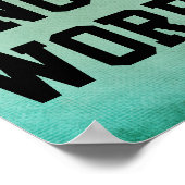 戦士ではなく戦士引用文 ポスター (角)