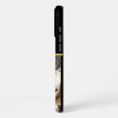 戦士と熊が強く立ち続ける iPhoneケース (左側面)