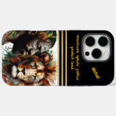 戦士と獅子の心の絆 Case-Mate iPhoneケース (裏面 (横))