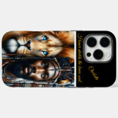 戦士と獅子は力で一つになる。 Case-Mate iPhoneケース (裏面 (横))