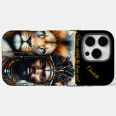 戦士と獅子は力で一つになる。 Case-Mate iPhoneケース (裏面 (横))