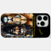戦士と獅子は力で一つになる。 Case-Mate iPhoneケース (裏面 (横))