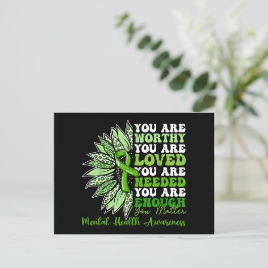 戦士のやる気を起こさせる精神的健康を支援する シーズンポストカード (スタンド正面)