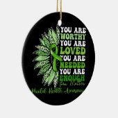 戦士のやる気を起こさせる精神的健康を支援する セラミックオーナメント (右)