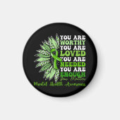 戦士のやる気を起こさせる精神的健康を支援する マグネット (正面)