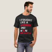 戦士のように戦って脳動脈瘤を獲得した Tシャツ (正面フル)