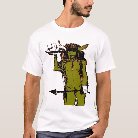 戦士のウェイター Tシャツ (正面)