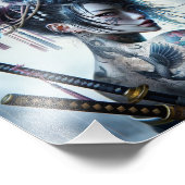 戦士のエレガンス – 影と金ゴールドのダンス フォトプリント            (角)