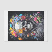 戦士のスカル数々のと花 薄葉紙 (正面)