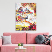 戦士のストレッチされたキャンバス印刷 キャンバスプリント (インサイチュ (リビング))