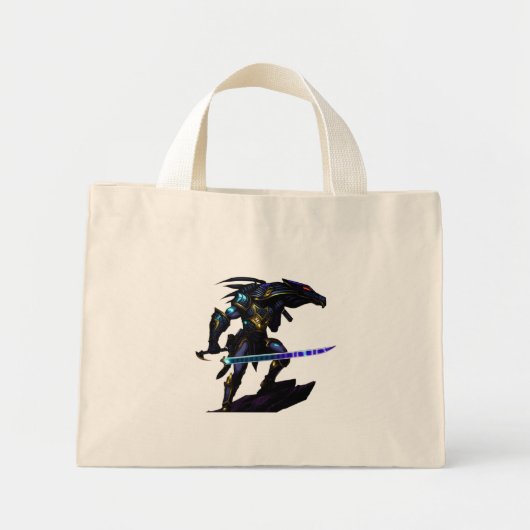 戦士のトートバッグ ミニトートバッグ (正面)