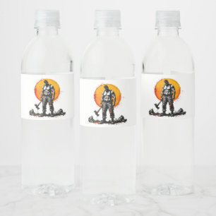 戦士のバーバリアンmedieFoodと飲料ラベルセット ペットボトルラベル