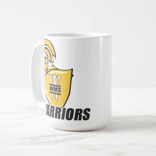 戦士のマグ コーヒーマグカップ (正面左)