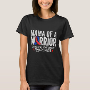 戦士のママ先天性ハート欠陥戦争 Tシャツ