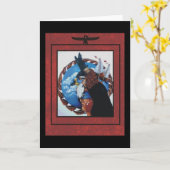 戦士のメッセージカード カード (黄色い花)