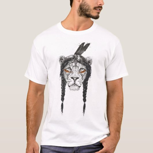 戦士のライオン Tシャツ (正面)