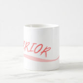 戦士の乳がんマグカップ コーヒーマグカップ (中央)