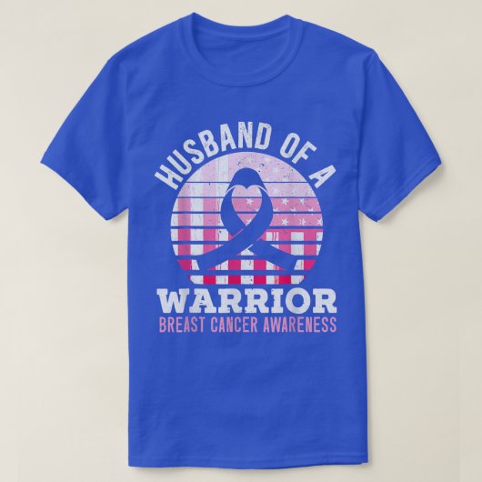 戦士の乳がん乳房の男性 Tシャツ (デザイン正面)