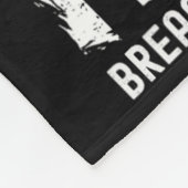 戦士の乳がん米国国旗の兄 フリースブランケット (角)