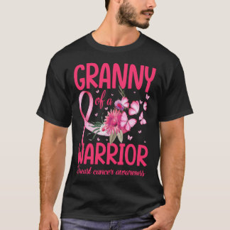 戦士の乳がん認識度のおばあちゃん Tシャツ