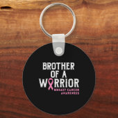 戦士の乳がん認識度のメンズブラザー キーホルダー (正面)