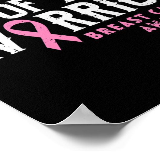 戦士の乳がん認識度のメンズブラザー ポスター (角)