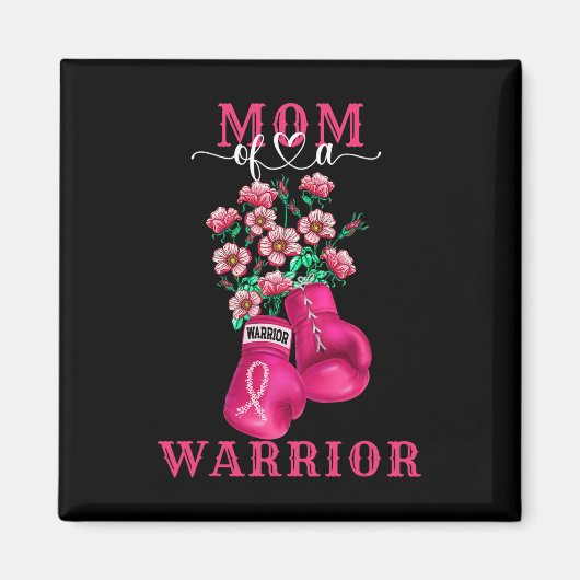 戦士の乳がん認識度支援隊の マグネット (正面)