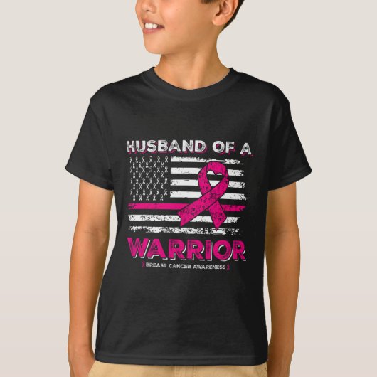 戦士の乳がん認識度支援隊の Tシャツ (正面)