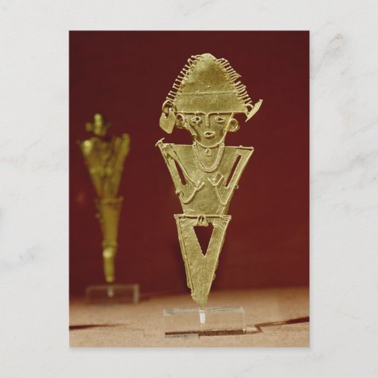 戦士の人間の形をした姿 ポストカード (正面)