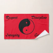 戦士の信条の体育館タオル ハンドタオル (ハンドタオル)