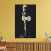 戦士の像、エトルリア キャンバスプリント (インサイチュ (リビング))