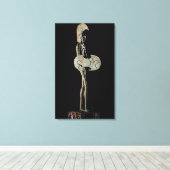 戦士の像、エトルリア キャンバスプリント (インサイチュ (ウッドフロア))