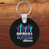 戦士の兄弟の自殺認識度メンタルヒール キーホルダー (正面)