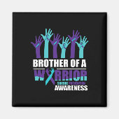 戦士の兄弟の自殺認識度メンタルヒール マグネット (正面)