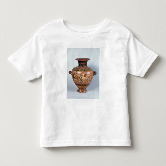 戦士の出発を描写しているヒュドラ トドラーTシャツ (正面)