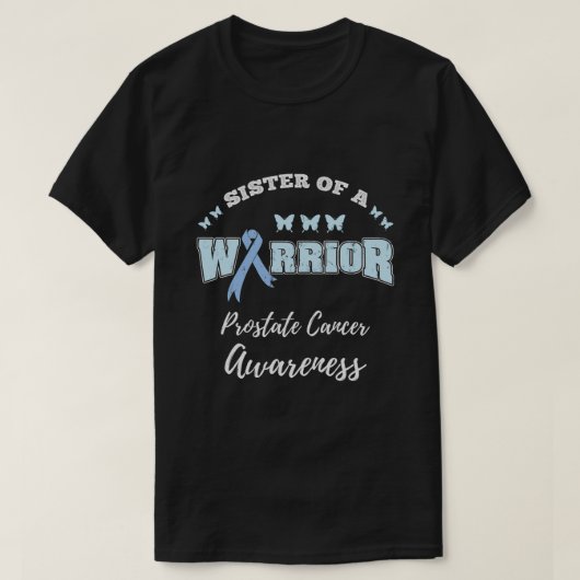 戦士の前立腺がんの認識度 Tシャツ (デザイン正面)