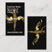 戦士の女の子の名刺 名刺 (正面/裏面)