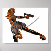 戦士の女性のポスター ポスター (正面)