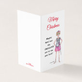 戦士の女性はチョコレートのスケッチを渡すことを要求 (外部)