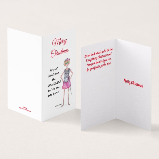 戦士の女性はチョコレートのスケッチを渡すことを要求 (内部&外部)