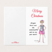 戦士の女性はチョコレートのスケッチを渡すことを要求 (外部フラット)