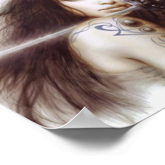 戦士の女性 ポスター (角)