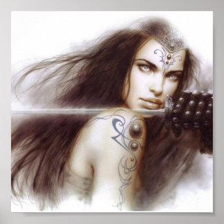 戦士の女性 ポスター