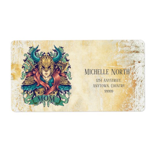 戦士の女神ママID500 ラベル (正面)