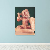 戦士の姿で蓋を開ける キャンバスプリント (インサイチュ (ウッドフロア))