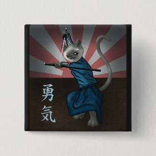 戦士の子猫 缶バッジ
