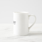 戦士の定義 ボーンチャイナマグカップ (右)