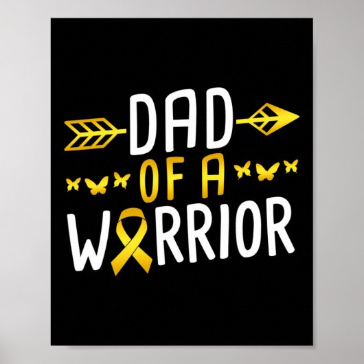 戦士の小児がんを克服した人のパパ ポスター (正面)