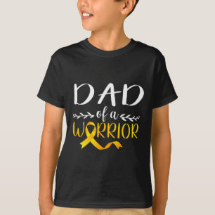 戦士の小児がん認識度抑制薬のパパ Tシャツ