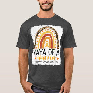 戦士の幼少期がんのヒョウ柄のヤヤ Tシャツ